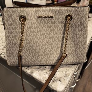 Michael Kors Gray Tote Bag